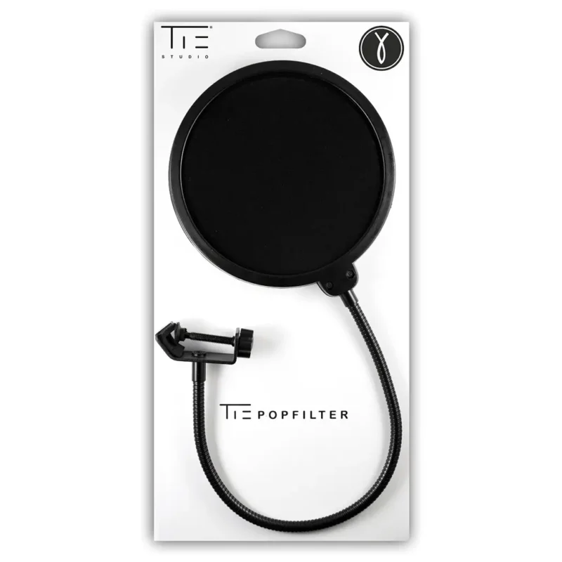 Tie Studio Pop Filter Clamp kompaktni pop filter za USB mikrofone. Prodaja Artist d.o.o. Banja Luka, Sarajevo.