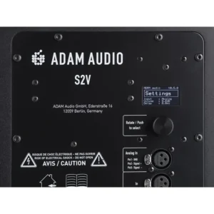 Adam Professional Audio S2V aktivni studijski monitor sa 7-inčnim wooferom i naprednim DSP kontrolama, dizajniran za vrhunsku preciznost. Prodaja Artist d.o.o. Banja Luka, Sarajevo
