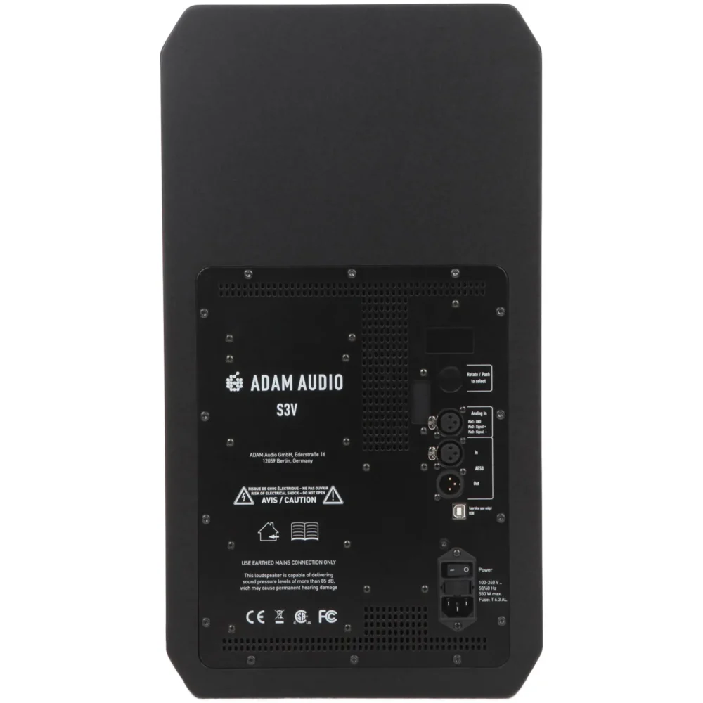 Adam S3V aktivni vertikalni trostruki studijski monitor sa 9" HexaCone wooferom i 850W RMS snage – Prodaja Artist d.o.o. Banja Luka, Sarajevo