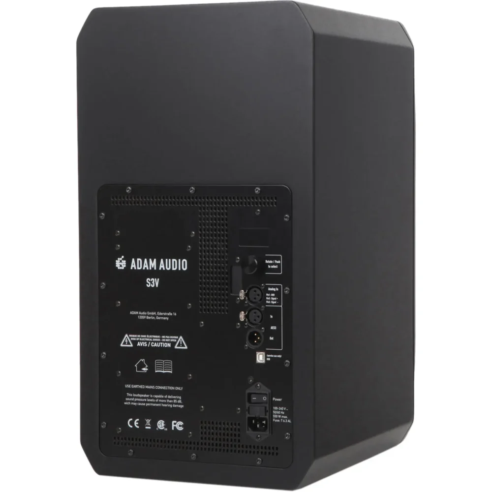 Adam S3V aktivni vertikalni trostruki studijski monitor sa 9" HexaCone wooferom i 850W RMS snage – Prodaja Artist d.o.o. Banja Luka, Sarajevo