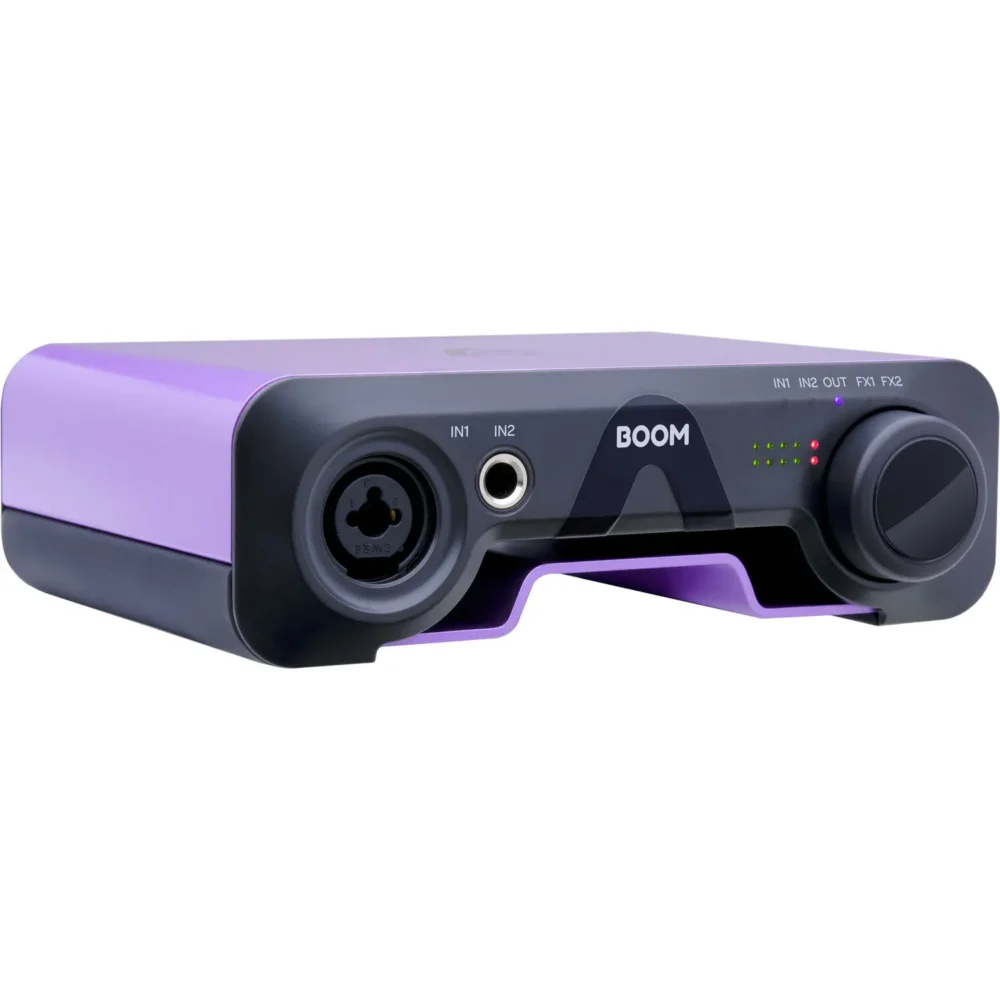 Apogee BOOM USB-C audio interfejs sa ugrađenim DSP efektima i Loopback funkcijom za streaming i snimanje – Prodaja Artist d.o.o. Banja Luka, Sarajevo.