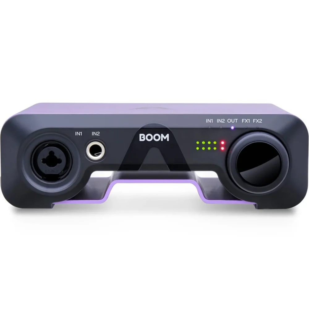 Apogee BOOM USB-C audio interfejs sa ugrađenim DSP efektima i Loopback funkcijom za streaming i snimanje – Prodaja Artist d.o.o. Banja Luka, Sarajevo.