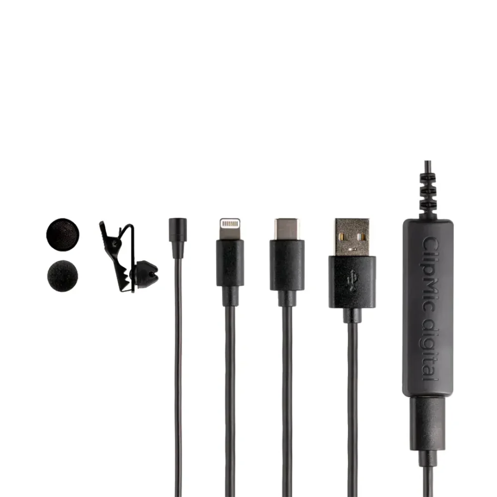 Apogee ClipMic digital 2 lavalier mikrofon za iOS, Android i računar – visok kvalitet zvuka u mobilnom formatu. Prodaja Artist d.o.o. Banja Luka, Sarajevo.
