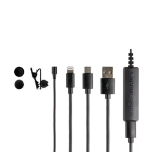 Apogee ClipMic digital 2 lavalier mikrofon za iOS, Android i računar – visok kvalitet zvuka u mobilnom formatu. Prodaja Artist d.o.o. Banja Luka, Sarajevo.