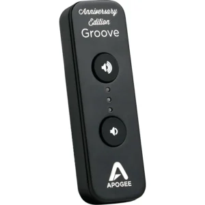 Apogee Groove AE 32-bitni USB DAC i pojačalo za slušalice u crnoj verziji – Prodaja Artist d.o.o. Banja Luka, Sarajevo