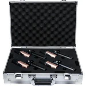 Apogee HypeMiC Podcast Kit – 4 USB mikrofona s kompresorom, tripod stalcima i transportnim koferom – Prodaja Artist d.o.o. Banja Luka, Sarajevo.