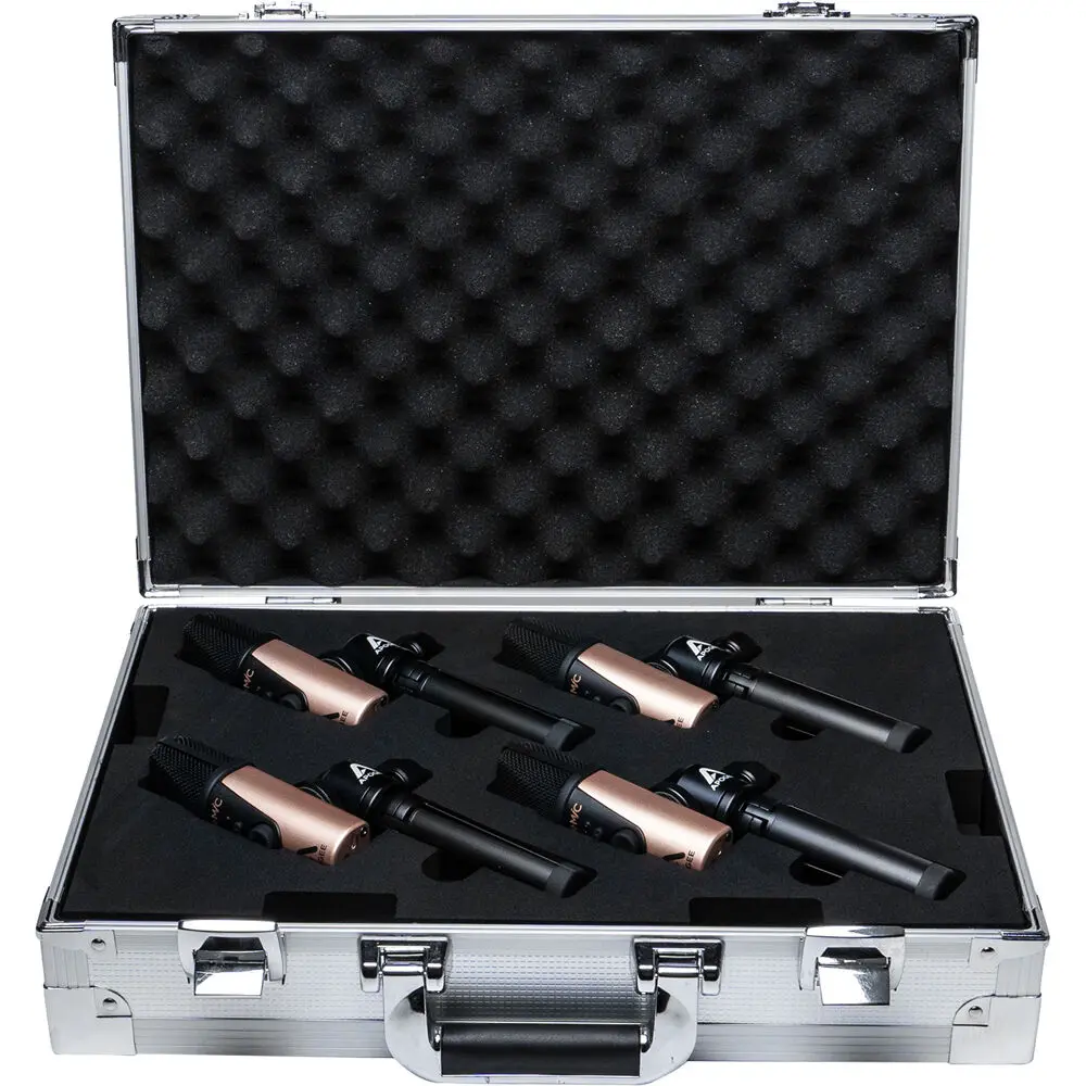 Apogee HypeMiC Podcast Kit – 4 USB mikrofona s kompresorom, tripod stalcima i transportnim koferom – Prodaja Artist d.o.o. Banja Luka, Sarajevo.