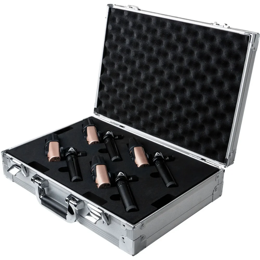 Apogee HypeMiC Podcast Kit – 4 USB mikrofona s kompresorom, tripod stalcima i transportnim koferom – Prodaja Artist d.o.o. Banja Luka, Sarajevo.