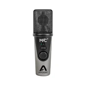 Apogee MiC Plus USB kondenzatorski mikrofon za Mac, Windows i iOS sa monitoring izlazom i tripod stalkom. Prodaja Artist d.o.o. Banja Luka, Sarajevo.