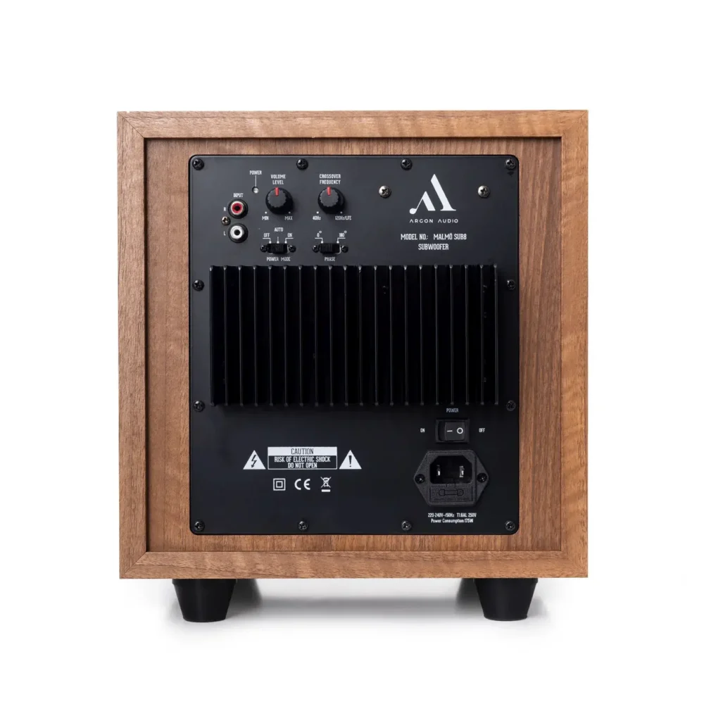 Argon Audio MALMÖ SUB 8 aktivni subwoofer 100W RMS, kompaktni dizajn i dubok bas. Prodaja Artist d.o.o. Banja Luka, Sarajevo