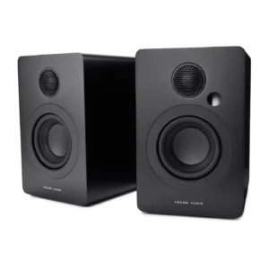 Argon Audio STUDIE 3 aktivni desktop zvučnici sa Bluetooth, USB-C i optičkim ulazom u crnoj boji. Prodaja Artist d.o.o. Banja Luka, Sarajevo