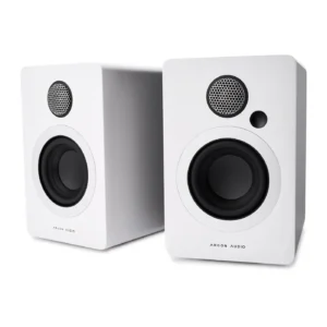 Argon Audio STUDIE 3 aktivni desktop zvučnici sa Bluetooth, USB-C i optičkim ulazom u bijeloj boji. Prodaja Artist d.o.o. Banja Luka, Sarajevo