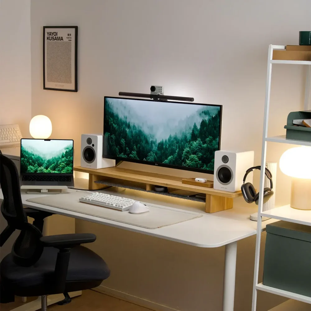 Argon Audio STUDIE 3 aktivni desktop zvučnici sa Bluetooth, USB-C i optičkim ulazom u bijeloj boji. Prodaja Artist d.o.o. Banja Luka, Sarajevo