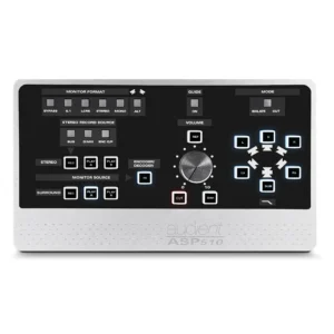 Audient ASP510 surround sound monitoring kontroler sa desktop upravljačem i podrškom za više 5.1 i stereo izvora. Prodaja Artist d.o.o. Banja Luka, Sarajevo
