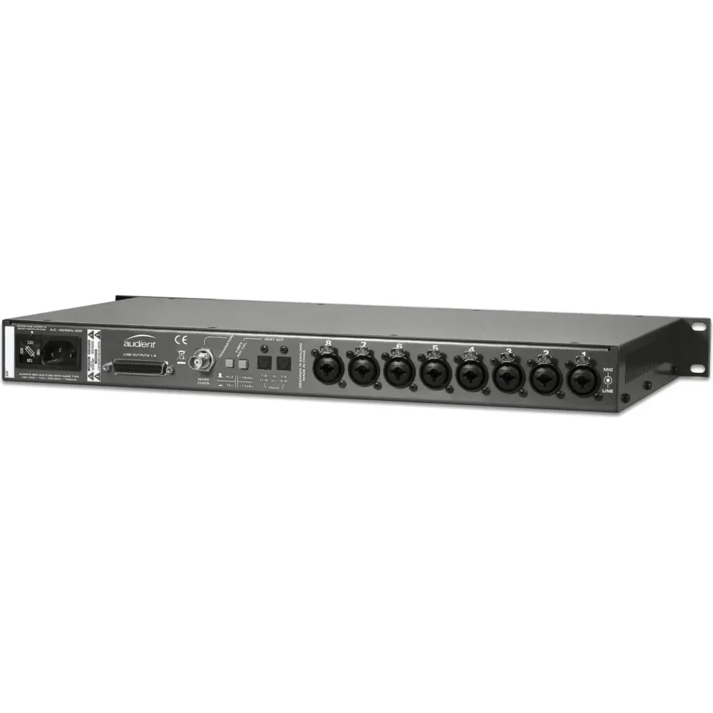 Audient ASP800 osmokanalni preamp i A/D konverter sa HMX i IRON drive sekcijama. Prodaja Artist d.o.o. Banja Luka, Sarajevo