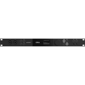 Slika Audient ORIA Immersive Audio Interface and Monitor Controller sa Dante karticom, profesionalni audio interfejs i monitor kontroler za produkciju muzike i filmova. Prodaja Artist d.o.o. Banja Luka, Sarajevo