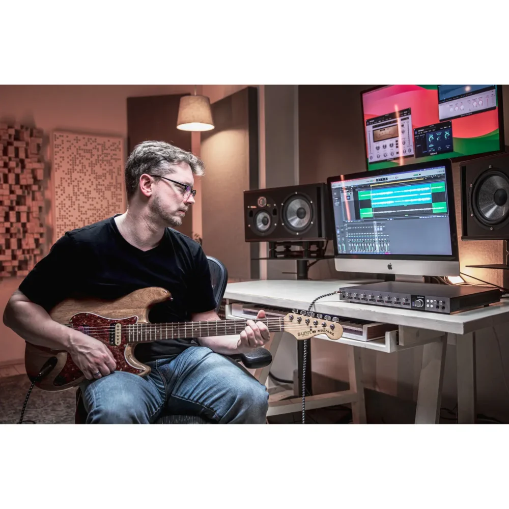 Audient iD48 USB-C audio interfejs sa 8 mikrofonskih preampa i 32 izlaza za profesionalni studio Prodaja Artist d.o.o. Banja Luka Sarajevo