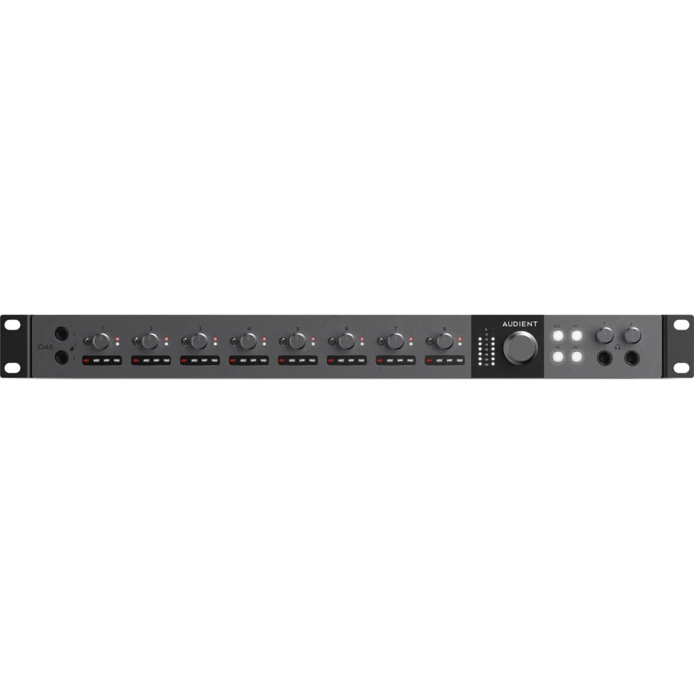 Audient iD48 USB-C audio interfejs sa 8 mikrofonskih preampa i 32 izlaza za profesionalni studio Prodaja Artist d.o.o. Banja Luka Sarajevo