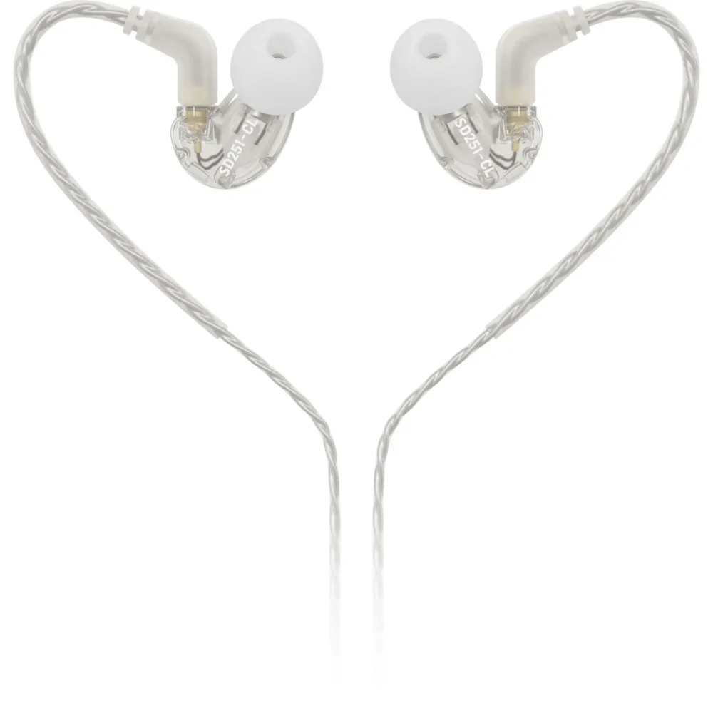 Behringer SD251 prozirne monitoring in-ear slušalice sa dinamičkim drajverima – Prodaja Artist d.o.o. Banja Luka, Sarajevo