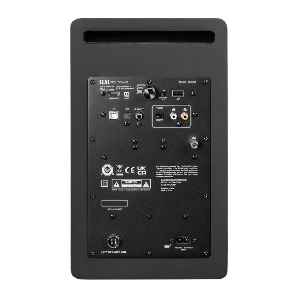 ELAC Debut ConneX DCB61 bežični zvučnici sa 6.5" wooferima i Dolby Digital dekodiranjem – višebojni dizajn i bogat stereo zvuk. Prodaja Artist d.o.o. Banja Luka, Sarajevo.