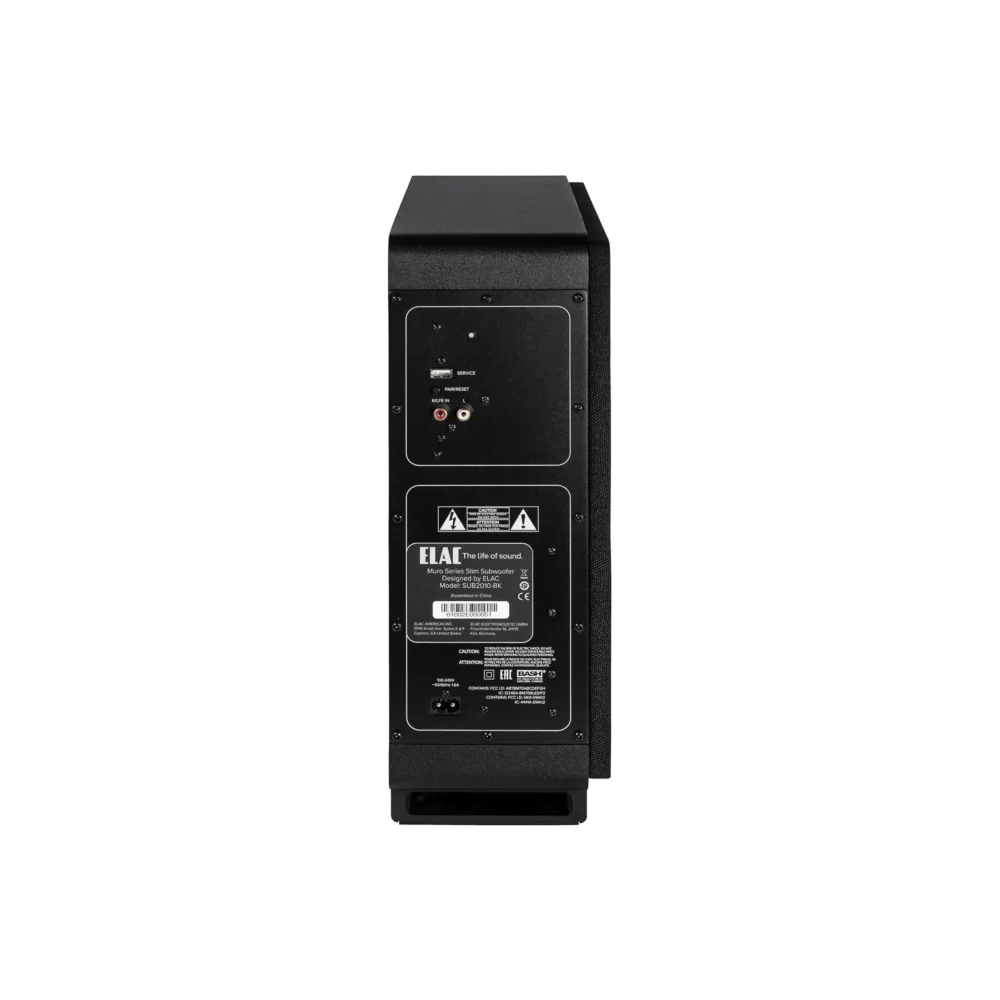 ELAC Muro SUB2010 aktivni subwoofer sa Bluetooth upravljanjem i kompaktnim kućištem – Prodaja Artist d.o.o. Banja Luka, Sarajevo