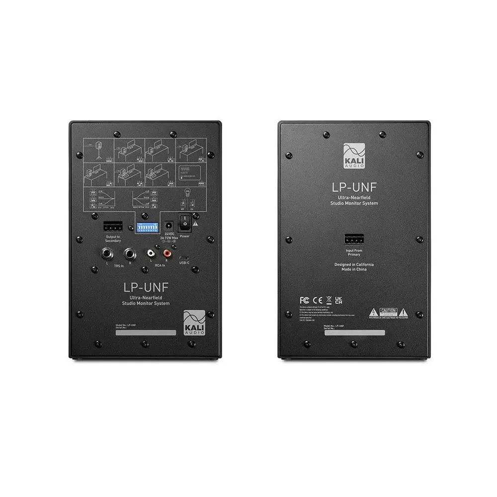 Kali Audio LP-UNF ultra-nearfield monitor par sa 4.5-inčnim wooferima i DSP optimizacijom za desktop miksanje. Prodaja Artist d.o.o. Banja Luka, Sarajevo.