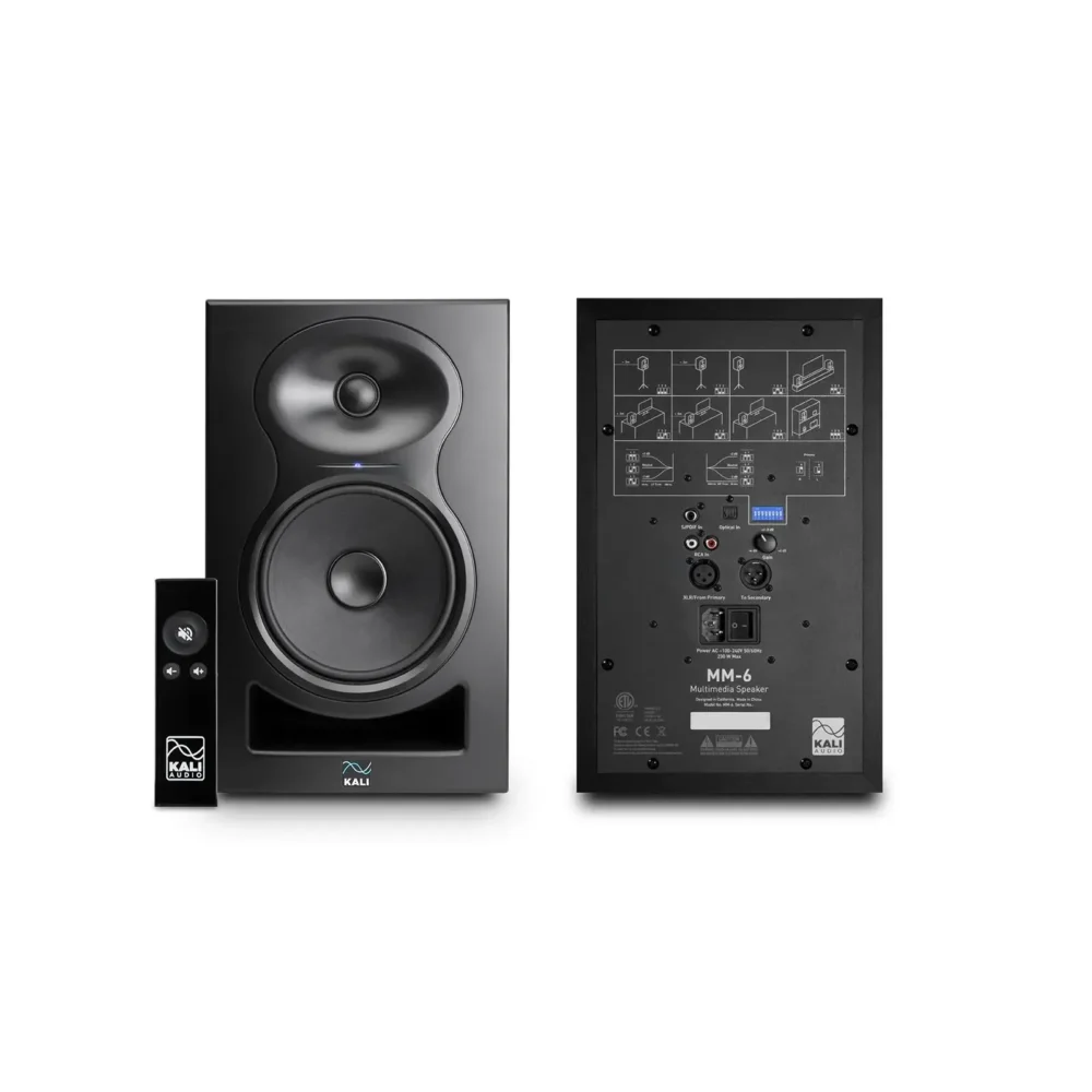 Kali Audio MM-6 aktivni multimedijalni zvučnik sa optičkim ulazom, EQ kontrolama i daljinskim upravljačem. Prodaja Artist d.o.o. Banja Luka, Sarajevo.