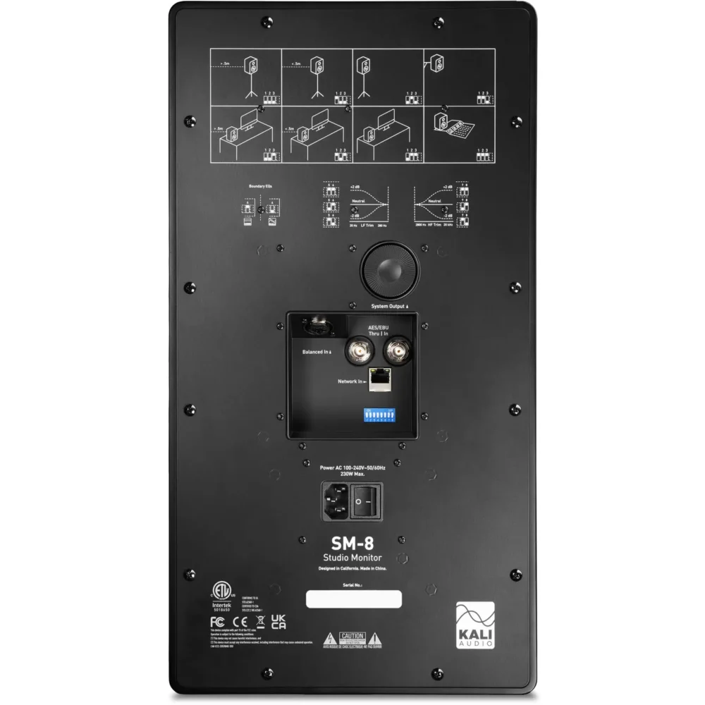 Kali Audio SM-8 DSP tro-sistemski studio monitor za profesionalno miksanje i mastering. Prodaja Artist d.o.o. Banja Luka, Sarajevo.