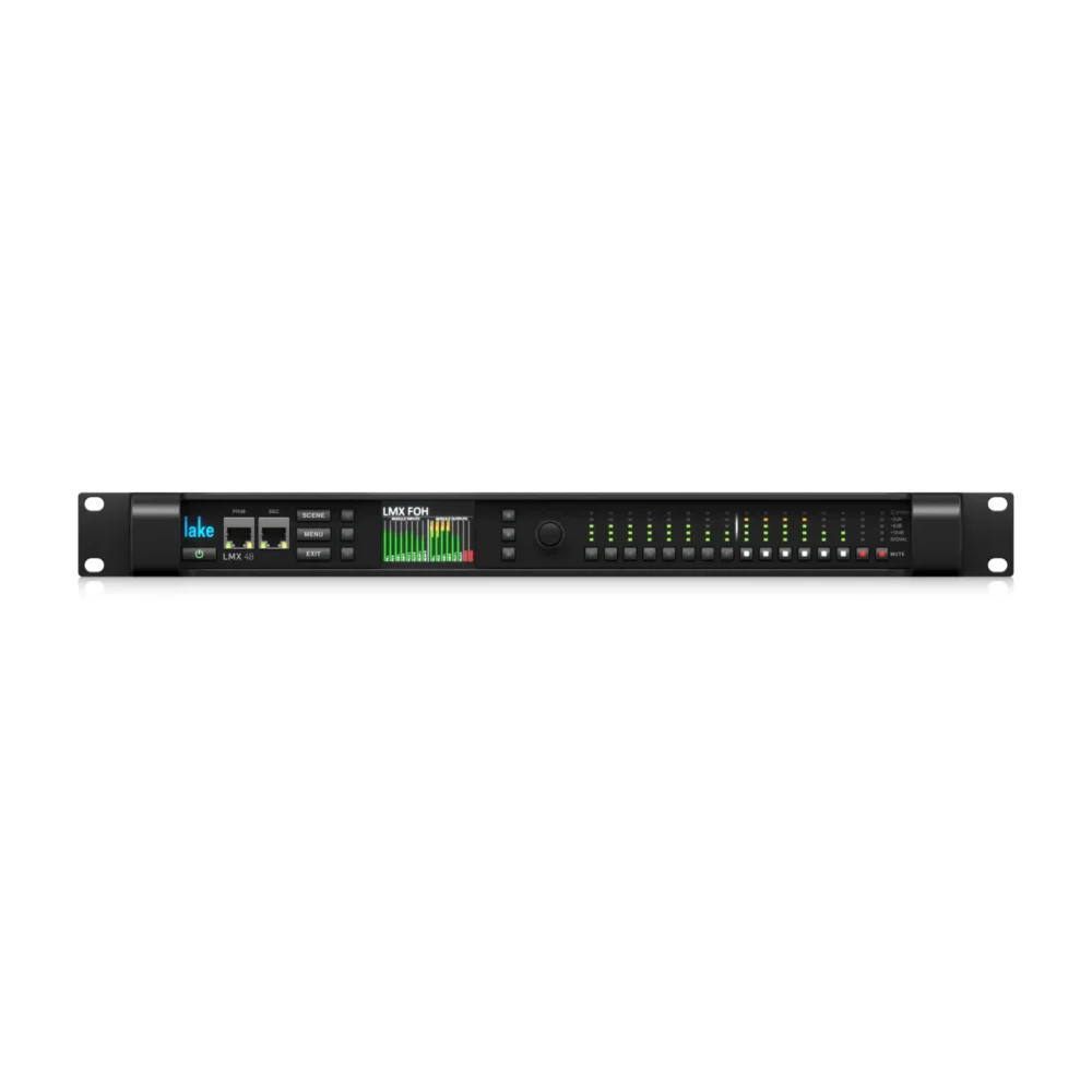 Lake LMX 48 DSP audio procesor sa Dante, AES50 i analog/AES3 I/O za profesionalne audio sisteme. Prodaja Artist d.o.o. Banja Luka, Sarajevo