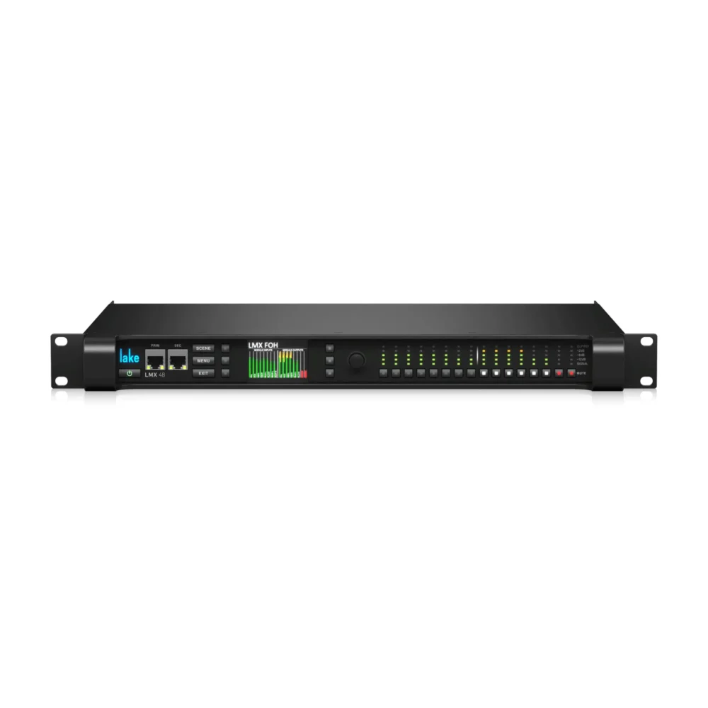 Lake LMX 48 DSP audio procesor sa Dante, AES50 i analog/AES3 I/O za profesionalne audio sisteme. Prodaja Artist d.o.o. Banja Luka, Sarajevo