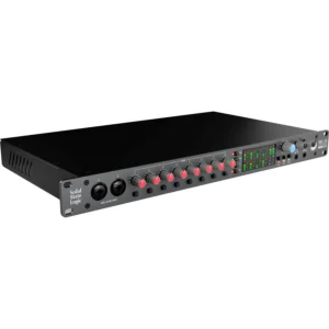 SSL 18 USB audio interfejs sa 26 ulaza i 28 izlaza, prikaz prednje i zadnje strane uređaja, visoko kvalitetna rack jedinica za profesionalnu studijsku upotrebu. Prodaja Artist d.o.o. Banja Luka, Sarajevo.