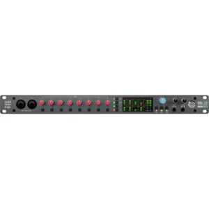 SSL 18 USB audio interfejs sa 26 ulaza i 28 izlaza, prikaz prednje i zadnje strane uređaja, visoko kvalitetna rack jedinica za profesionalnu studijsku upotrebu. Prodaja Artist d.o.o. Banja Luka, Sarajevo.