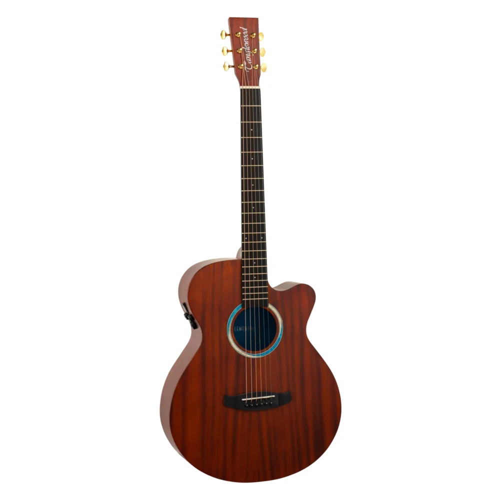 Tanglewood Elemental TE4CEBL elektro-akustična gitara sa punim mahagonijem i Super Folk oblikom, prirodna satinirana završnica – Prodaja Artist d.o.o. Banja Luka, Sarajevo.