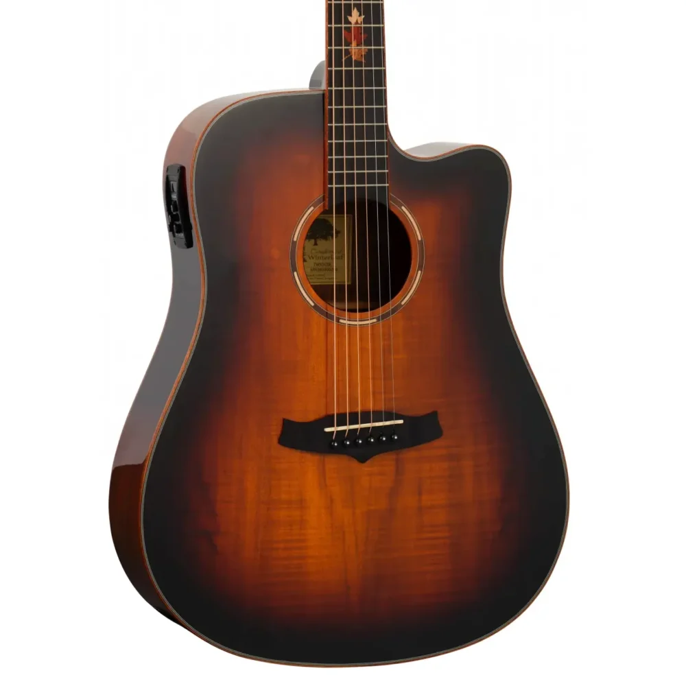 Tanglewood TWX5CEK akustično-električna gitara sa koa leđima i TW Premium Plus elektronikom. Prodaja Artist d.o.o. Banja Luka, Sarajevo