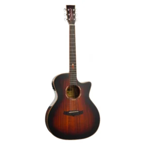 Tanglewood TWX6CEK akustično-električna gitara sa koa leđima i TW Premium Plus elektronikom. Prodaja Artist d.o.o. Banja Luka, Sarajevo