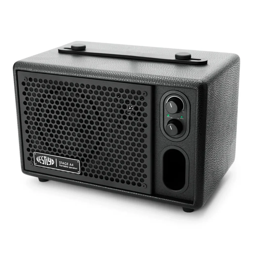 Vestlyd STAGE A4 kompaktni prijenosni Bluetooth zvučnik retro dizajna sa 4” wooferom i 18 sati rada. Prodaja Artist d.o.o. Banja Luka, Sarajevo