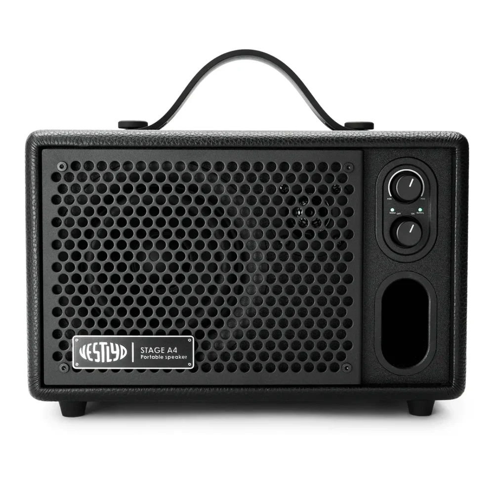 Vestlyd STAGE A4 kompaktni prijenosni Bluetooth zvučnik retro dizajna sa 4” wooferom i 18 sati rada. Prodaja Artist d.o.o. Banja Luka, Sarajevo