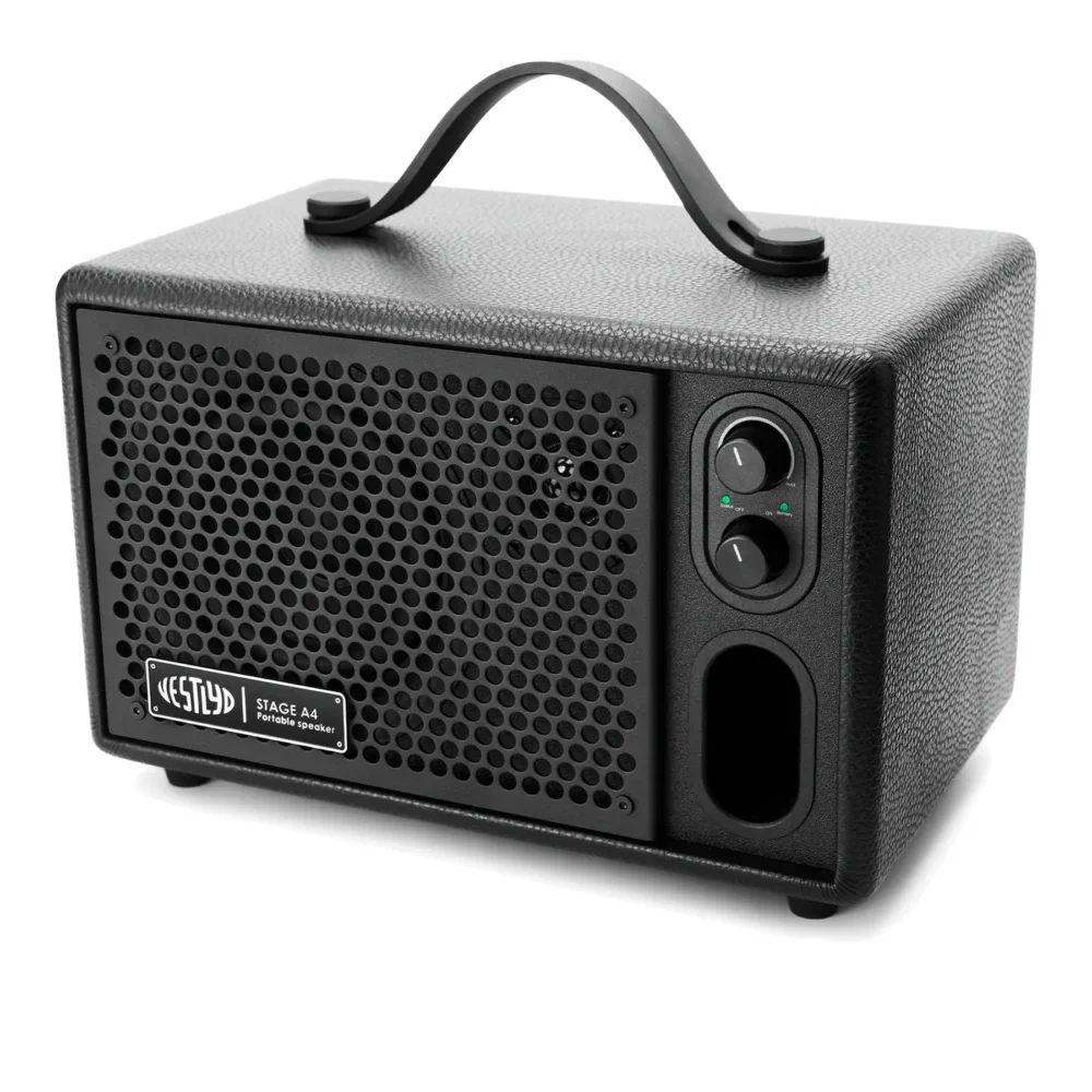 Vestlyd STAGE A4 kompaktni prijenosni Bluetooth zvučnik retro dizajna sa 4” wooferom i 18 sati rada. Prodaja Artist d.o.o. Banja Luka, Sarajevo