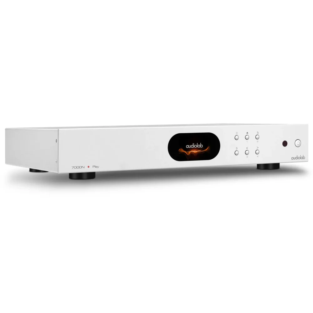 Audiolab 7000N Play bežični mrežni audio plejer sa Play-Fi i AirPlay 2 podrškom, srebrne boje sa ekranom – Prodaja Artist d.o.o. Banja Luka, Sarajevo.