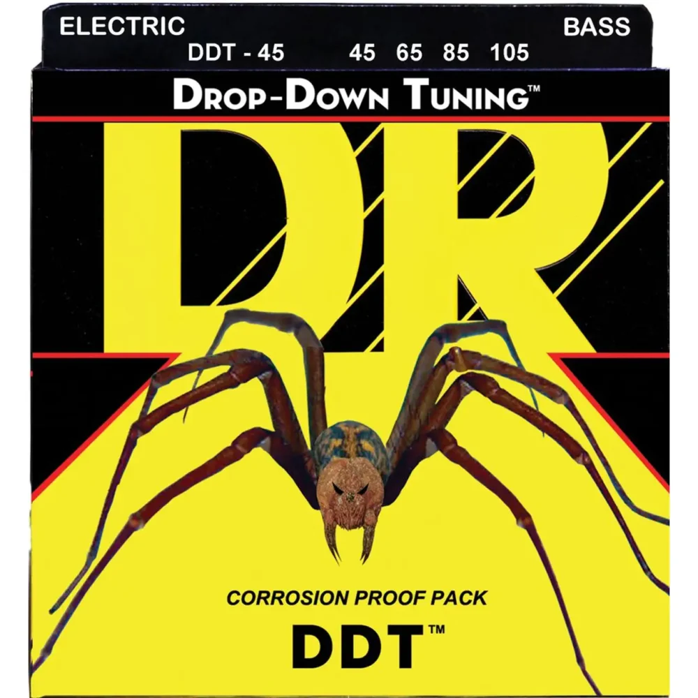 DR Drop Down Tuning DDT električne bas žice, pet žica za drop tuning, stabilna intonacija i jasni tonovi u niskim registrima. Prodaja Artist d.o.o. Banja Luka, Sarajevo