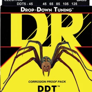 DR Drop Down Tuning DDT električne bas žice, pet žica za drop tuning, stabilna intonacija i jasni tonovi u niskim registrima. Prodaja Artist d.o.o. Banja Luka, Sarajevo