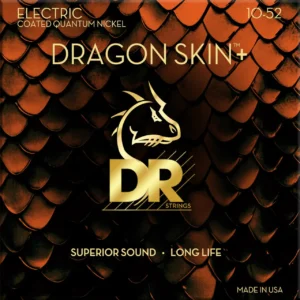 DR Dragon Skin+ DEQ-10/52 električne žice Quantum Nickel Medium to Heavy 10-52, snažan ton i dugotrajnost, Prodaja Artist d.o.o. Banja Luka, Sarajevo