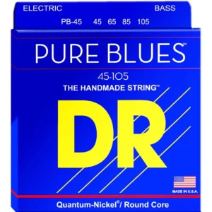 DR Pure Blues Quantum Nickel bas žice za električne bas gitare, set od 4 žice, balansiran i svestran ton. Prodaja Artist d.o.o. Banja Luka, Sarajevo
