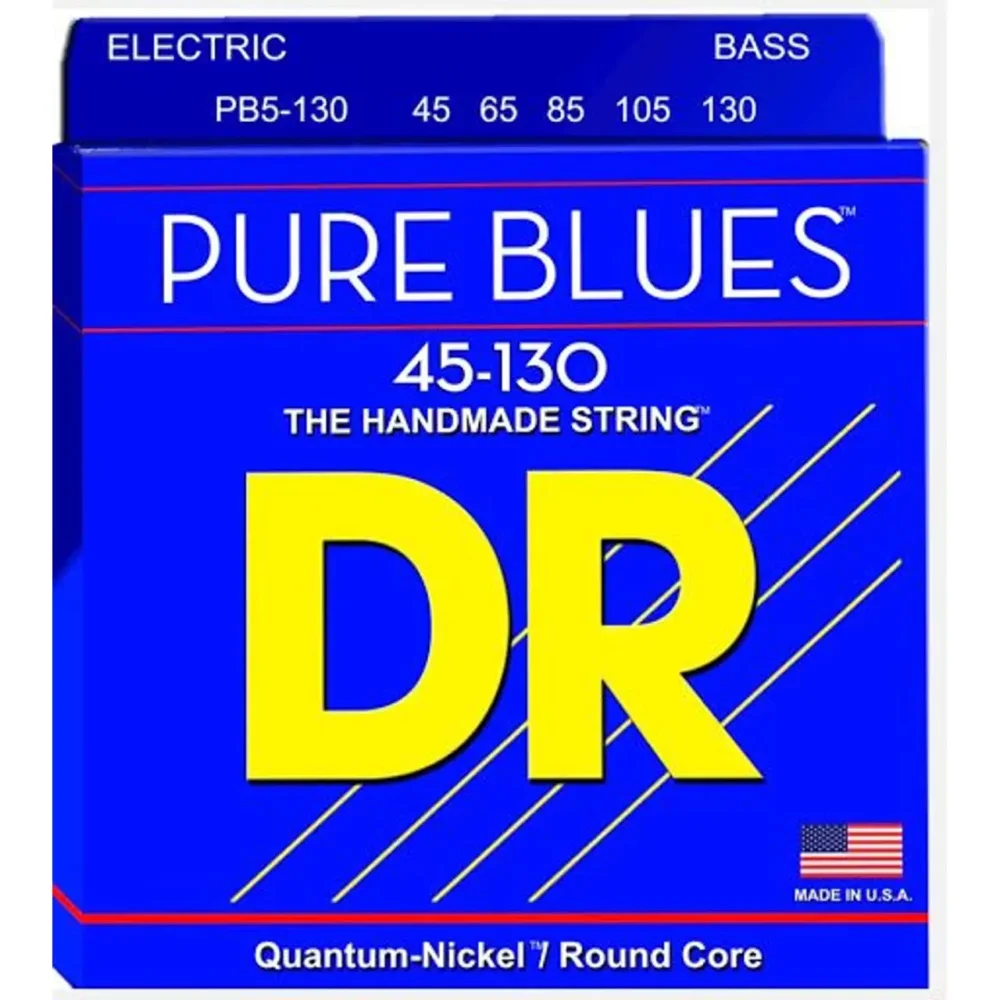 DR Pure Blues Quantum Nickel bas žice za električne bas gitare, set od pet žica, balansiran i svestran ton. Prodaja Artist d.o.o. Banja Luka, Sarajevo