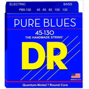 DR Pure Blues Quantum Nickel bas žice za električne bas gitare, set od pet žica, balansiran i svestran ton. Prodaja Artist d.o.o. Banja Luka, Sarajevo