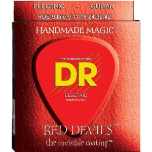 DR RED DEVILS™ Light 9-42 crvene žice za električnu gitaru