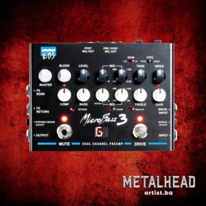 MetalHead: EBS Micro Bass 3 Preamp/­Di-Box pedala za bas gitaru