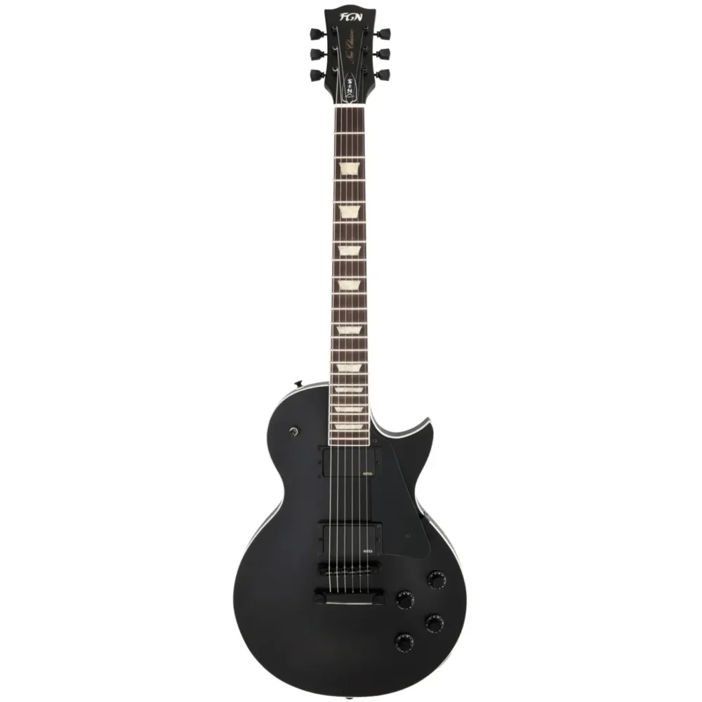 FGN Neo Classic NLS10RMPTBE električna gitara u mat crnoj boji, sa aktivnim EMG 81/85 pikapima i Gotoh hardverom – Prodaja Artist d.o.o. Banja Luka, Sarajevo