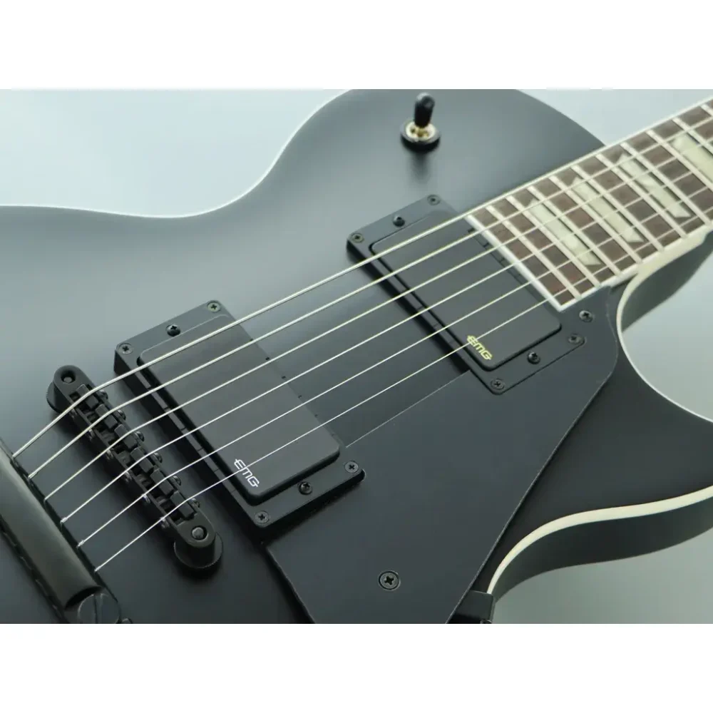 FGN Neo Classic NLS10RMPTBE električna gitara u mat crnoj boji, sa aktivnim EMG 81/85 pikapima i Gotoh hardverom – Prodaja Artist d.o.o. Banja Luka, Sarajevo