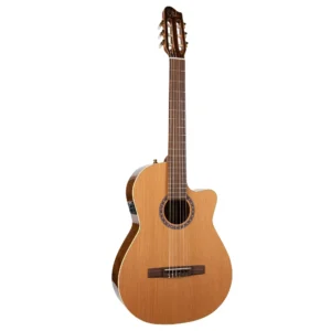 Godin Concert CW Clasica II klasična gitara od punog cedra i mahagonija, ručno izrađena u Kanadi, sa ugrađenom elektronikom, visokim sjajem i vrhunskim zvukom za studijsku i koncertnu upotrebu. Prodaja Artist d.o.o. Banja Luka, Sarajevo